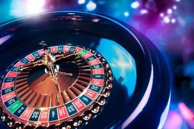 Live blackjack table with dealer and multiple player seats